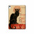 W2739 Chat Noir Black Cat Vintage Tablet Hard Case For iPad 10.9 (2022)