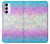 W3747 Trans Flag Polygon Hard Case and Leather Flip Case For Samsung Galaxy S23