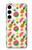 W3883 Fruit Pattern Hard Case and Leather Flip Case For Samsung Galaxy S23