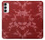 W3817 Red Floral Cherry blossom Pattern Hard Case and Leather Flip Case For Samsung Galaxy A14 5G