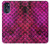 W3051 Pink Mermaid Fish Scale Hard Case and Leather Flip Case For Motorola Moto G 5G (2023)