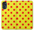 W3526 Red Spot Polka Dot Hard Case and Leather Flip Case For Motorola Moto G 5G (2023)