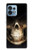 W1107 Skull Face Grim Reaper Hard Case and Leather Flip Case For Motorola Edge+ (2023), X40, X40 Pro, Edge 40 Pro