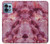 W3052 Pink Marble Graphic Printed Hard Case and Leather Flip Case For Motorola Edge+ (2023), X40, X40 Pro, Edge 40 Pro