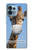 W3806 Funny Giraffe Hard Case and Leather Flip Case For Motorola Edge+ (2023), X40, X40 Pro, Edge 40 Pro