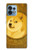 W3826 Dogecoin Shiba Hard Case and Leather Flip Case For Motorola Edge+ (2023), X40, X40 Pro, Edge 40 Pro