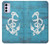 W3053 Marine Anchor Blue Hard Case and Leather Flip Case For Motorola Moto G42