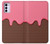 W3754 Strawberry Ice Cream Cone Hard Case and Leather Flip Case For Motorola Moto G42