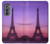 W3447 Eiffel Paris Sunset Hard Case and Leather Flip Case For Motorola Edge (2022)