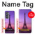 W3447 Eiffel Paris Sunset Hard Case and Leather Flip Case For Motorola Edge (2022)