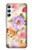 W3035 Sweet Flower Painting Hard Case and Leather Flip Case For Samsung Galaxy A34 5G