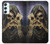 W3594 Grim Reaper Wins Poker Hard Case and Leather Flip Case For Samsung Galaxy A34 5G