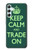 W3862 Keep Calm and Trade On Hard Case and Leather Flip Case For Samsung Galaxy A34 5G