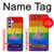 W2900 Rainbow LGBT Lesbian Pride Flag Hard Case and Leather Flip Case For Samsung Galaxy A54 5G