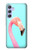 W3708 Pink Flamingo Hard Case and Leather Flip Case For Samsung Galaxy A54 5G