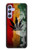 W3890 Reggae Rasta Flag Smoke Hard Case and Leather Flip Case For Samsung Galaxy A54 5G