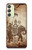 W2102 Thai Art Buddha on Elephant Hard Case and Leather Flip Case For Samsung Galaxy A24 4G