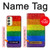 W2683 Rainbow LGBT Pride Flag Hard Case and Leather Flip Case For Samsung Galaxy A24 4G