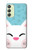 W3542 Cute Cat Cartoon Hard Case and Leather Flip Case For Samsung Galaxy A24 4G