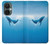 W0843 Blue Whale Hard Case and Leather Flip Case For OnePlus Nord CE 3 Lite, Nord N30 5G