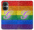 W2899 Rainbow LGBT Gay Pride Flag Hard Case and Leather Flip Case For OnePlus Nord CE 3 Lite, Nord N30 5G