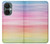 W3507 Colorful Rainbow Pastel Hard Case and Leather Flip Case For OnePlus Nord CE 3 Lite, Nord N30 5G