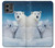 W0285 Polar Bear Family Arctic Hard Case and Leather Flip Case For Motorola Moto G Stylus 5G (2023)