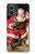 W1417 Santa Claus Merry Xmas Hard Case and Leather Flip Case For Motorola Moto G Stylus 5G (2023)