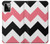 W1849 Pink Black Chevron Zigzag Hard Case and Leather Flip Case For Motorola Moto G Power (2023) 5G