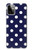 W3533 Blue Polka Dot Hard Case and Leather Flip Case For Motorola Moto G Power (2023) 5G