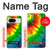 W3422 Tie Dye Hard Case and Leather Flip Case For Google Pixel 8