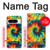 W3459 Tie Dye Hard Case and Leather Flip Case For Google Pixel 8 pro