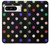 W3532 Colorful Polka Dot Hard Case and Leather Flip Case For Google Pixel 8 pro