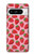 W3719 Strawberry Pattern Hard Case and Leather Flip Case For Google Pixel 8 pro