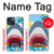 W3947 Shark Helicopter Cartoon Hard Case and Leather Flip Case For iPhone 14 Plus