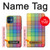 W3942 LGBTQ Rainbow Plaid Tartan Hard Case and Leather Flip Case For iPhone 12 mini