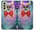 W3934 Fantasy Nerd Owl Hard Case and Leather Flip Case For Samsung Galaxy S21 FE 5G