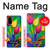 W3926 Colorful Tulip Oil Painting Hard Case and Leather Flip Case For Samsung Galaxy S20