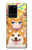 W3918 Baby Corgi Dog Corgi Girl Candy Hard Case and Leather Flip Case For Samsung Galaxy S20 Ultra