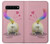 W3923 Cat Bottom Rainbow Tail Hard Case and Leather Flip Case For Samsung Galaxy S10 5G