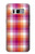 W3941 LGBT Lesbian Pride Flag Plaid Hard Case and Leather Flip Case For Samsung Galaxy S8 Plus