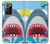 W3947 Shark Helicopter Cartoon Hard Case and Leather Flip Case For Samsung Galaxy Note 20 Ultra, Ultra 5G