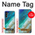 W3920 Abstract Ocean Blue Color Mixed Emerald Hard Case and Leather Flip Case For Samsung Galaxy A14 5G