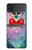 W3934 Fantasy Nerd Owl Hard Case For Samsung Galaxy Z Flip 3 5G