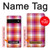 W3941 LGBT Lesbian Pride Flag Plaid Hard Case and Leather Flip Case For Google Pixel 6