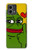 W3945 Pepe Love Middle Finger Hard Case and Leather Flip Case For Motorola Moto G Stylus 5G (2023)