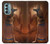 W3919 Egyptian Queen Cleopatra Anubis Hard Case and Leather Flip Case For Motorola Moto G Stylus 5G (2022)