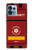 W3957 Emergency Medical Service Hard Case and Leather Flip Case For Motorola Edge+ (2023), X40, X40 Pro, Edge 40 Pro
