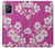 W3924 Cherry Blossom Pink Background Hard Case and Leather Flip Case For OnePlus 8T