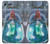 W3912 Cute Little Mermaid Aqua Spa Hard Case and Leather Flip Case For Sony Xperia XZ Premium